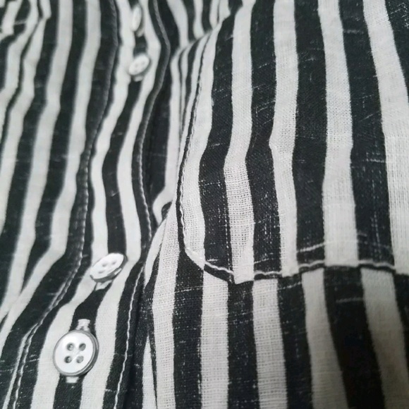 Free People Faded in the Morning Linen Dress Med - Picture 4 of 6